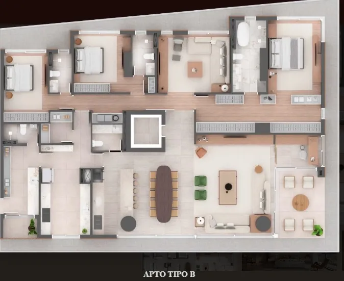 Apartamento de 3 Suítes à Venda no Edifício Casa Nomaa | Ecoville Curitiba — foto 10