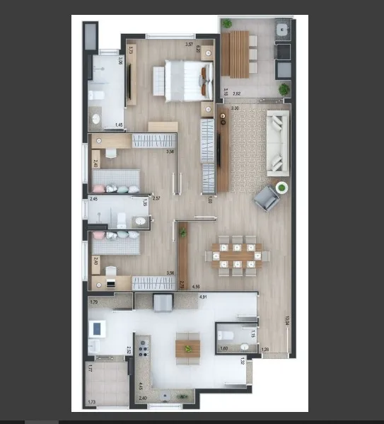 Apartamento de 3 Quartos à Venda no Edifício Residencial Terrasse Lilas | Ahú Curitiba — foto 13