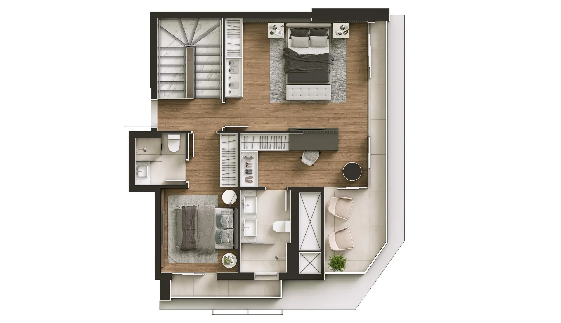 Apartamento de 3 Suítes à Venda no Edifício Cedrat | Água Verde Curitiba — foto 19