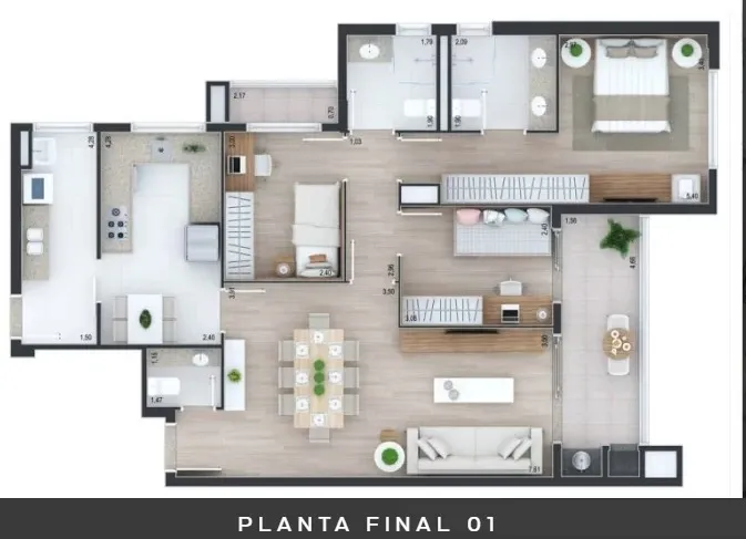 Apartamento de 3 Quartos à Venda no Edifício Terrasse Jeune |Juvevê Curitiba — foto 37