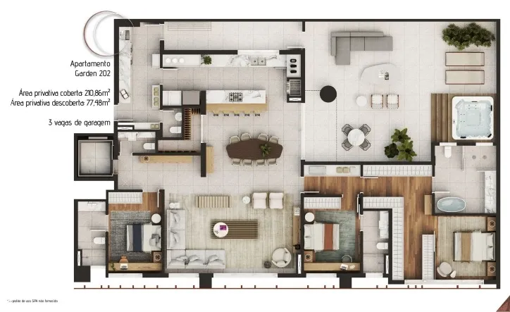 Apartamento de 3 Quartos à Venda no Edifício Blanc de Rouge | Juvevê Curitiba — foto 12