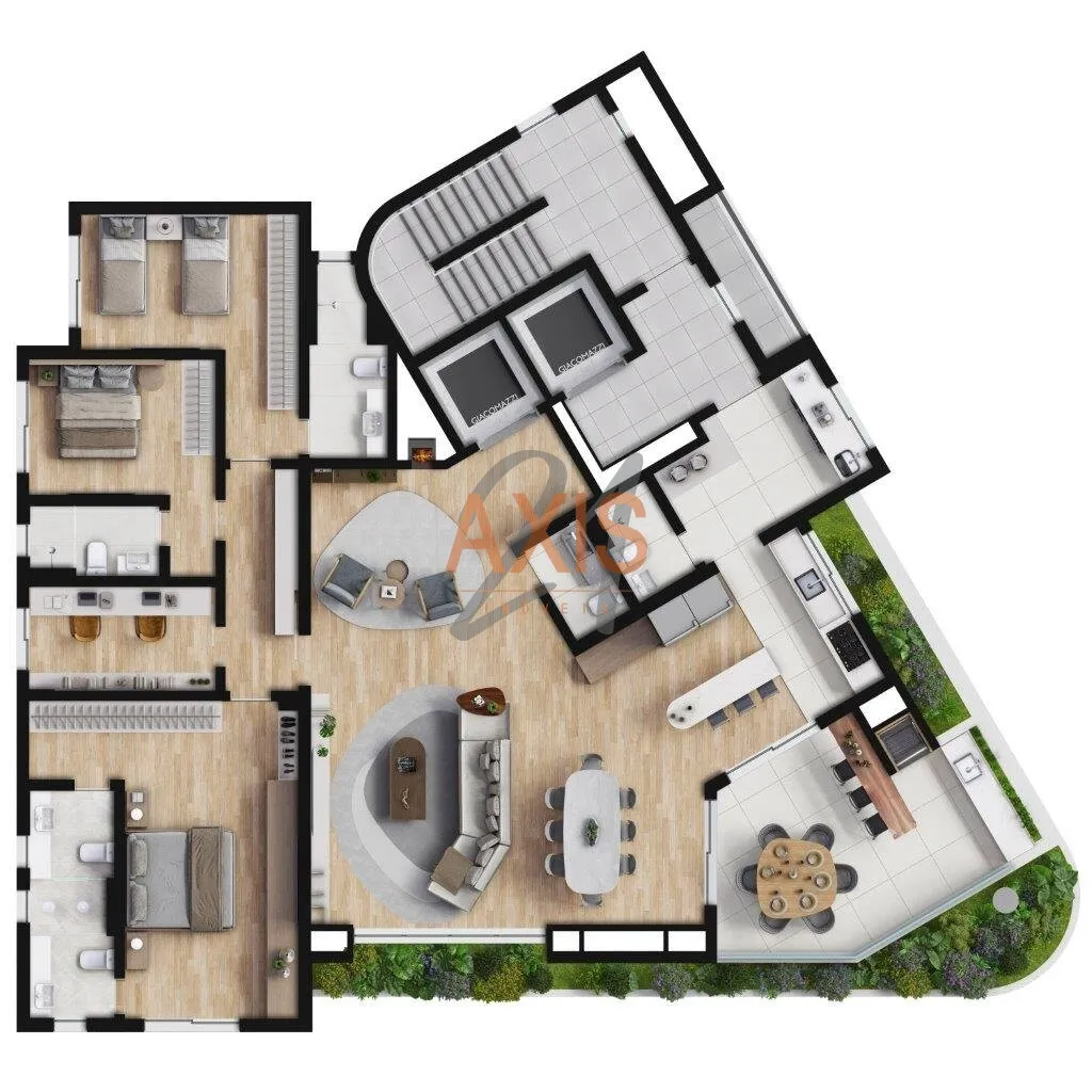Apartamento de 3 Suítes à Venda no Edifício Guaraúna | Juvevê Curitiba — foto 8