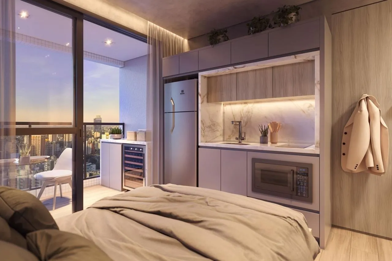Apartamento com 1 Suíte à Venda no Edifício Aya Residences Emiliano Perneta | Centro Curitiba — foto 15