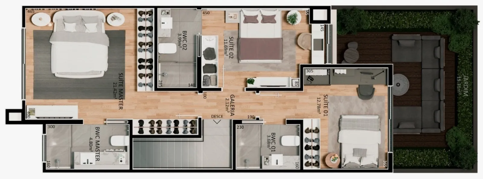 Casa de 3 Suítes no Condomínio Galliano 250 | Santa Felicidade  Curitiba — foto 21