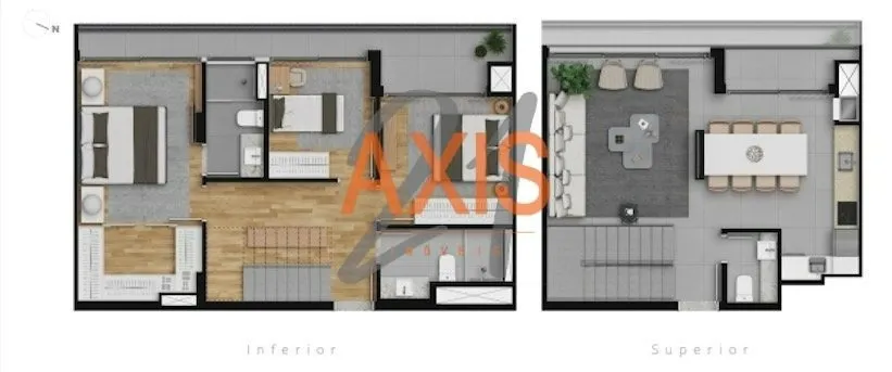 Apartamento Duplex de 3 Quartos à Venda no Edifício Vaz Batel | Batel Curitiba — foto 18