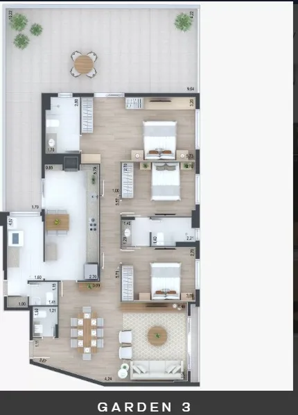 Apartamento Garden de 3 Quartos à Venda no Edifício Terrasse Vincennes | Juvevê Curitiba — foto 33