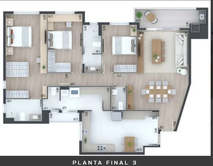 Apartamento de 3 Suítes à Venda no Edifício Terrasse Vincennes | Juvevê  Curitiba — foto 30