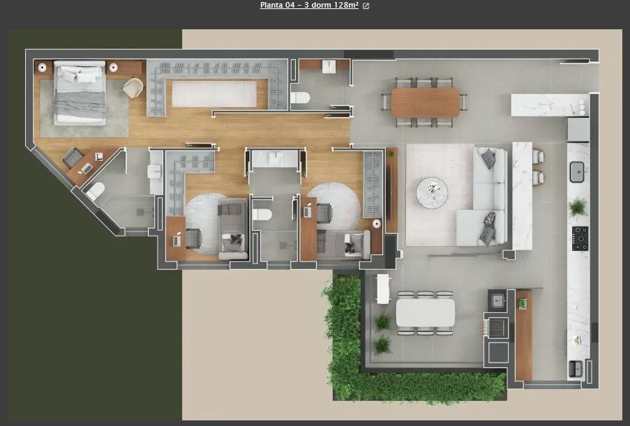 Apartamento de 3 Quartos à Venda no Edifício Sangiovese | Alto da Glória Curitiba — foto 20