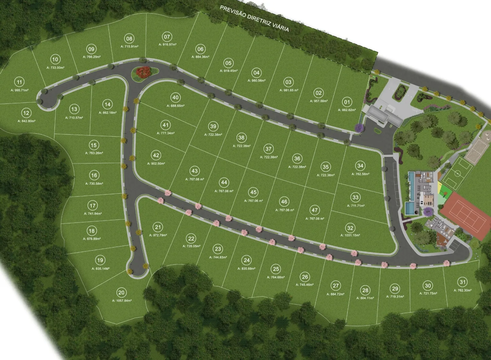 Terreno de 711m² à Venda no Condomínio Paysage Corpal Aura | Santa Felicidade  Curitiba — foto 2