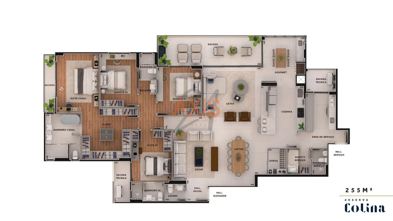Apartamento de 4 quartos à Venda no Condomínio Reserva Barigui Colina| Ecoville Curitiba — foto 24